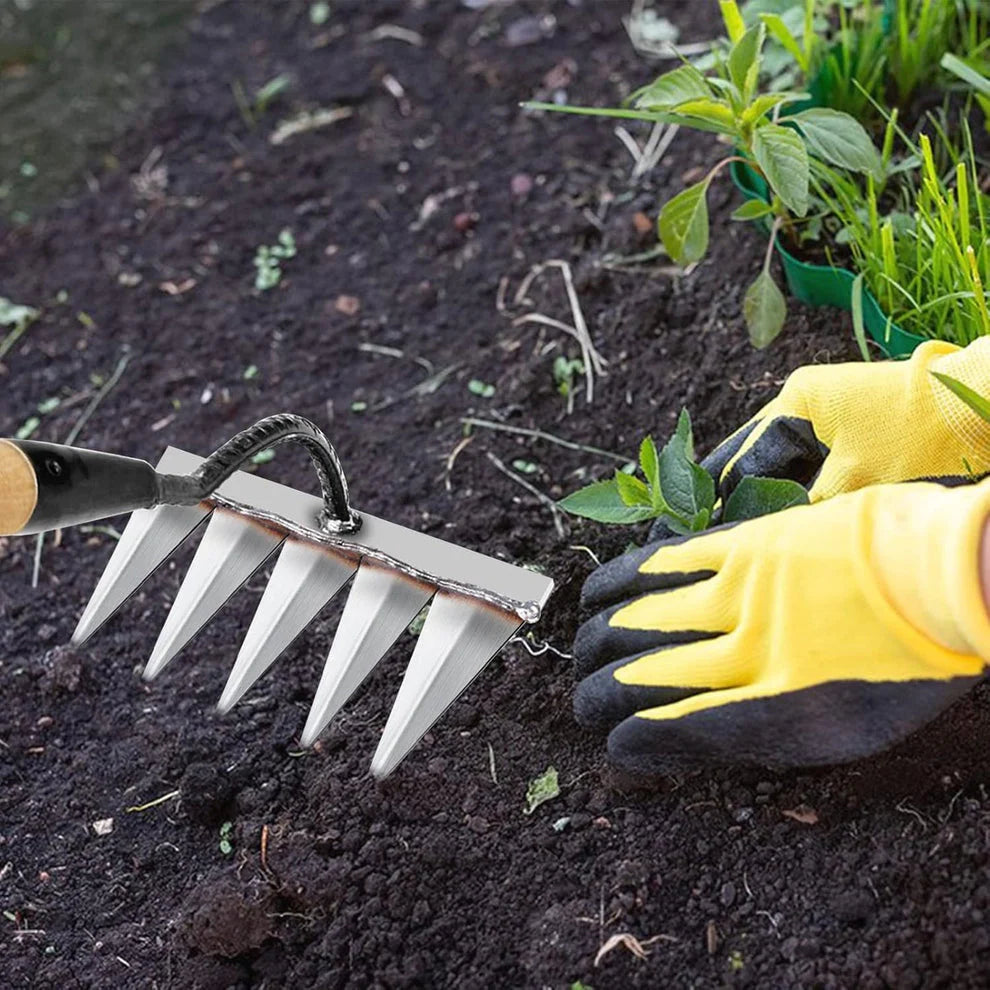 Home Wish™ Garden Weeding Tool with 5 Durable Steel Claws (🔥50% OFF 🔥)