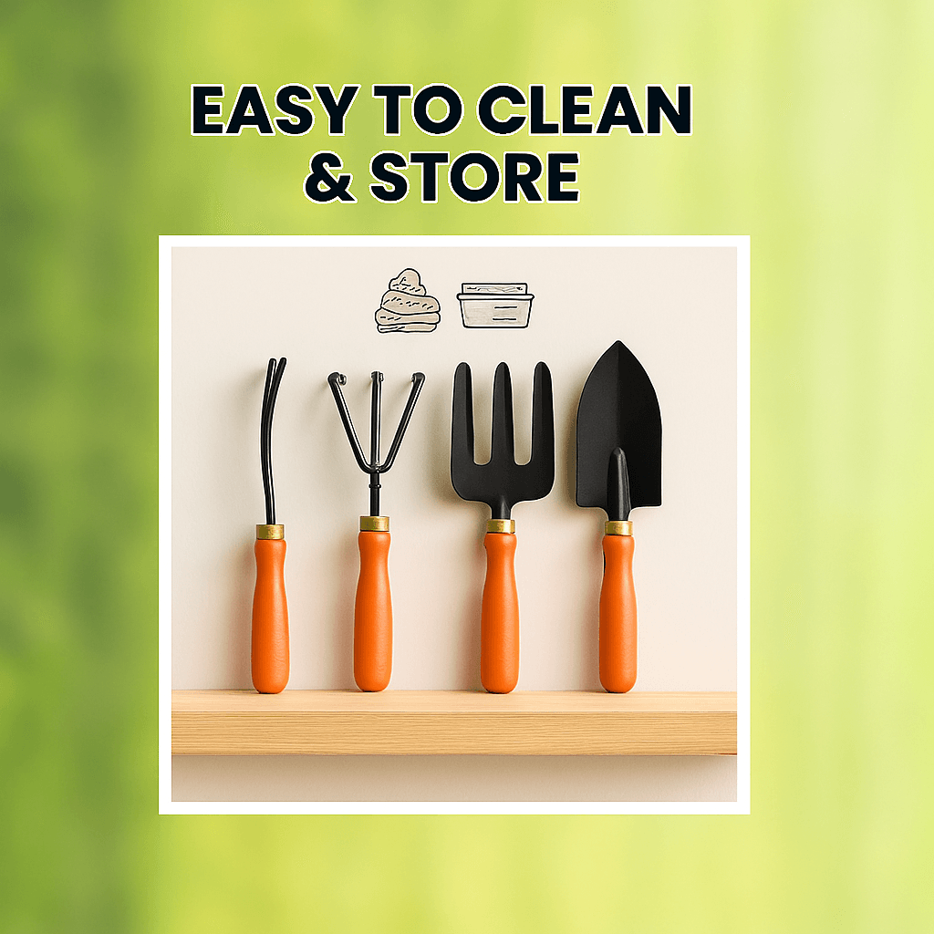 🌿 Garden Picks™ 5-Piece Plastic Gardening Tool Set