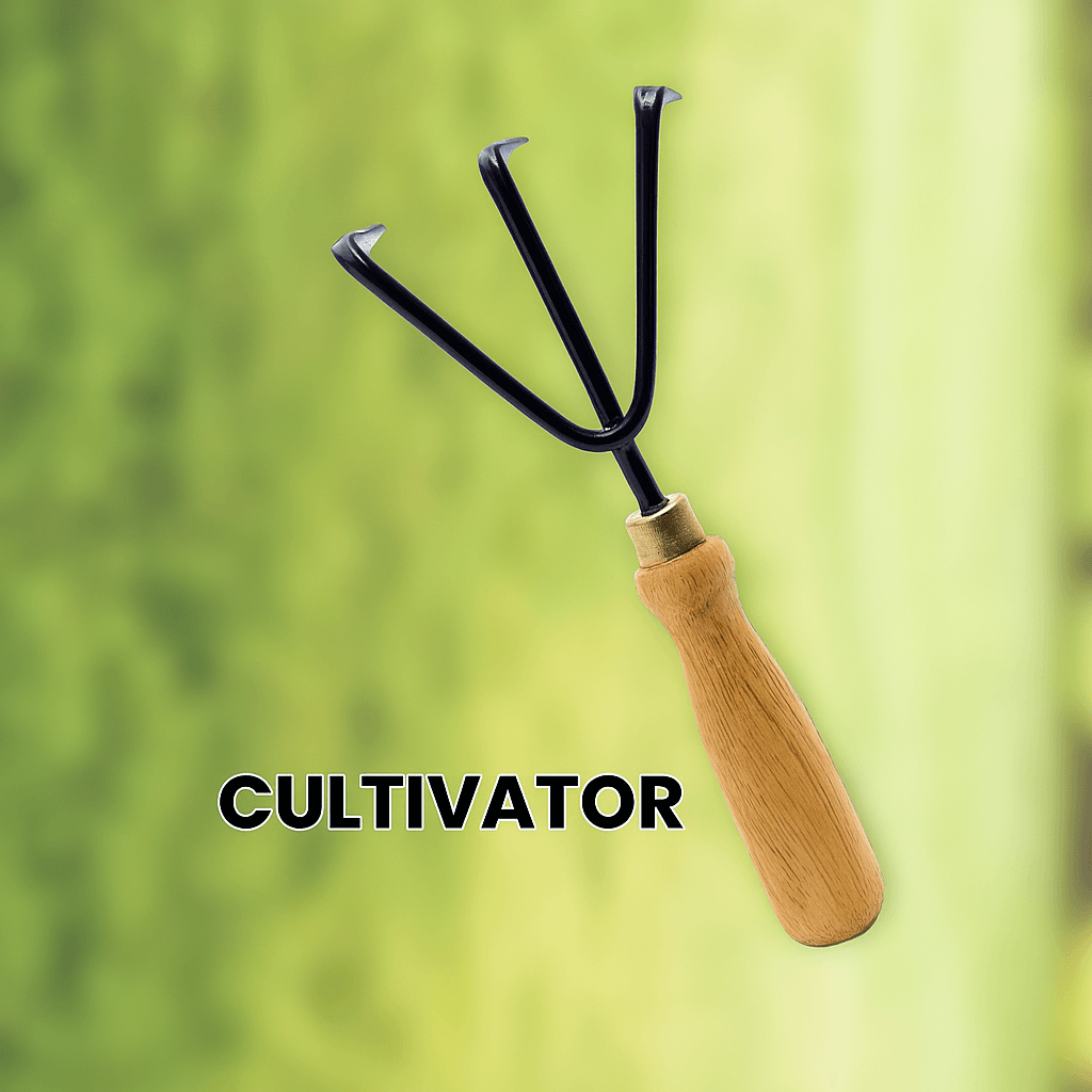 🌿 Garden Picks™ 5-Piece Wooden Gardening Tool Set