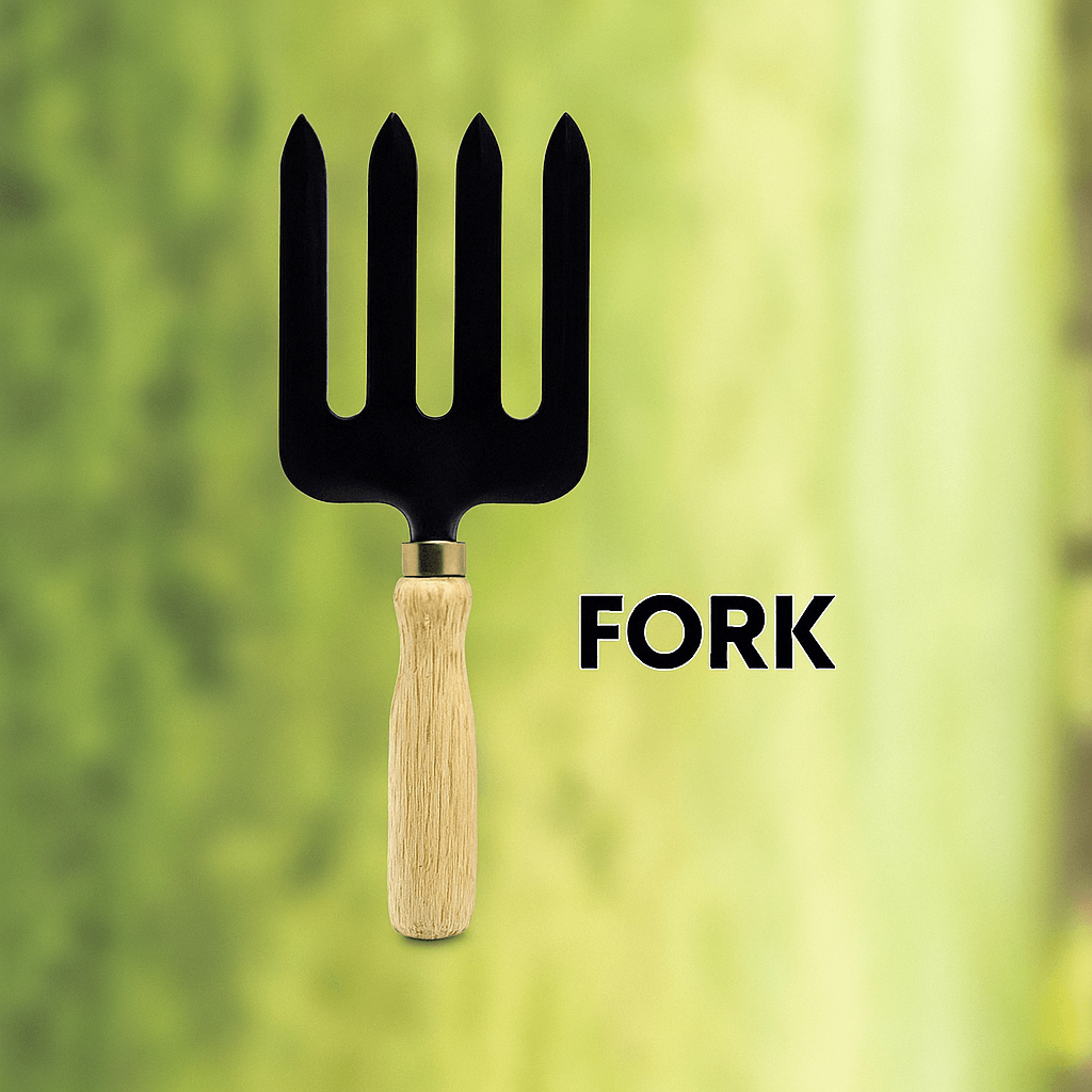 🌿 Garden Picks™ 5-Piece Wooden Gardening Tool Set