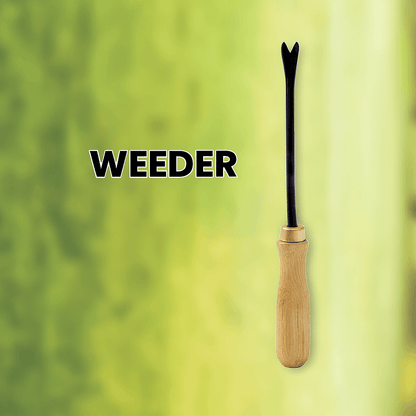 🌿 Garden Picks™ 5-Piece Wooden Gardening Tool Set